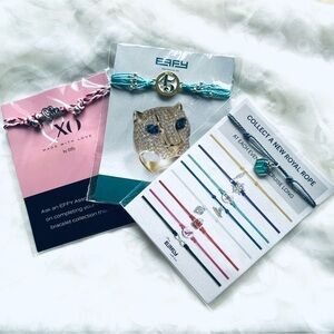 NWT Lot of 3 Effy Bracelet Royal Caribbean Rope Charm Collection